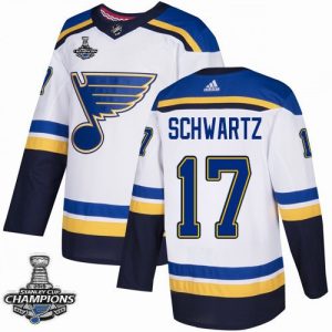 St. Louis Blues Trikot Robert Thomas Weiß 2019 Stanley Cup Champions